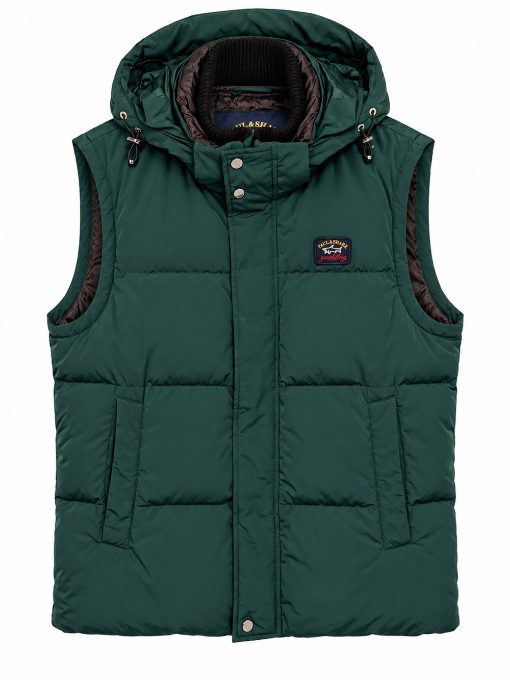 NWOT Unworn Paul & Shark 650 Fill Power Body-Warmer in color Dark Green Mens L